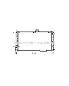 AVA QUALITY COOLING AL2005 - Radiatore, Raffreddamento motore