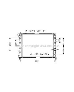 AVA QUALITY COOLING ALA2057 - Radiatore, Raffreddamento motore