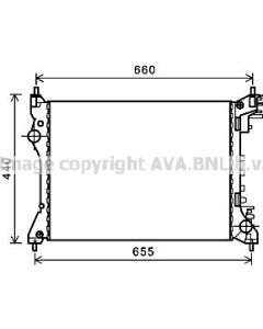 AVA QUALITY COOLING ALA2117 - Radiatore, Raffreddamento motore