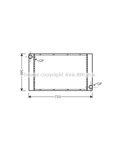 AVA QUALITY COOLING BW2373 - Radiatore, Raffreddamento motore