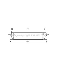 AVA QUALITY COOLING BW4253 - Intercooler