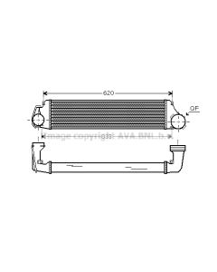 AVA QUALITY COOLING BW4282 - Intercooler