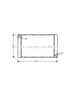 AVA QUALITY COOLING BWA2287 - Radiatore, Raffreddamento motore