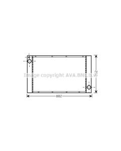 AVA QUALITY COOLING BWA2333 - Radiatore, Raffreddamento motore