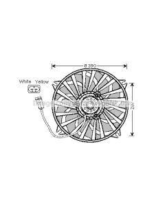 AVA QUALITY COOLING CN7526 - Ventola, Raffreddamento motore