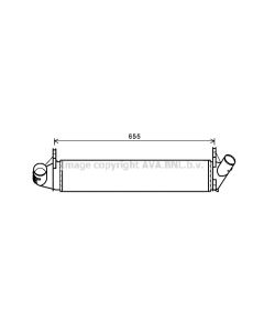 AVA QUALITY COOLING DAA4006 - Intercooler