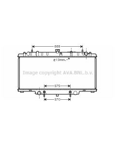 AVA QUALITY COOLING DN2264 - Radiatore, Raffreddamento motore