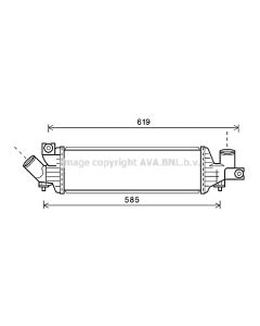 AVA QUALITY COOLING DN4337 - Intercooler