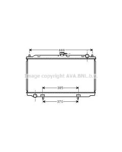 AVA QUALITY COOLING DNA2216 - Radiatore, Raffreddamento motore
