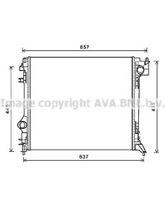 AVA QUALITY COOLING DNA2416 - Radiatore, Raffreddamento motore
