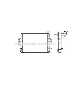 AVA QUALITY COOLING DU2022 - Radiatore, Raffreddamento motore