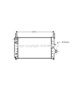 AVA QUALITY COOLING FD2127 - Radiatore, Raffreddamento motore