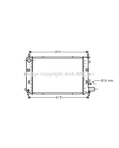 AVA QUALITY COOLING FD2152 - Radiatore, Raffreddamento motore