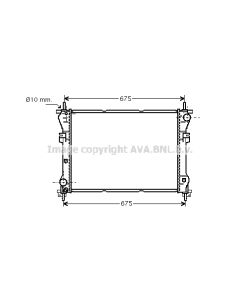 AVA QUALITY COOLING FD2319 - Radiatore, Raffreddamento motore