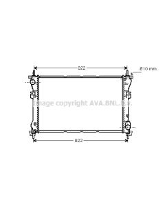 AVA QUALITY COOLING FD2320 - Radiatore, Raffreddamento motore
