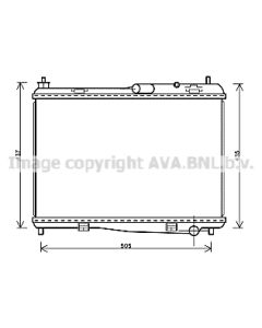 AVA QUALITY COOLING FD2440 - Radiatore, Raffreddamento motore