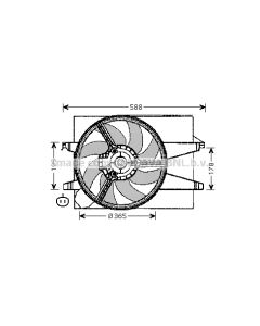 AVA QUALITY COOLING FD7541 - Ventola, Raffreddamento motore