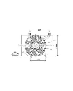AVA QUALITY COOLING FD7557 - Ventola, Raffreddamento motore