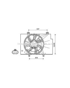 AVA QUALITY COOLING FD7582 - Ventola, Raffreddamento motore