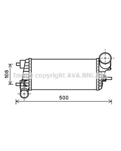 AVA QUALITY COOLING FDA4471 - Intercooler