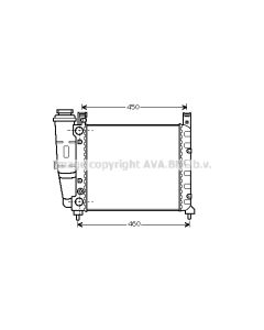 AVA QUALITY COOLING FT2039 - Radiatore, Raffreddamento motore