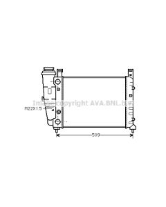 AVA QUALITY COOLING FT2040 - Radiatore, Raffreddamento motore