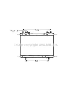 AVA QUALITY COOLING FT2185 - Radiatore, Raffreddamento motore