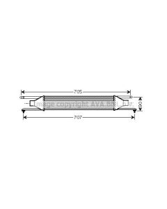 AVA QUALITY COOLING FT4319 - Intercooler