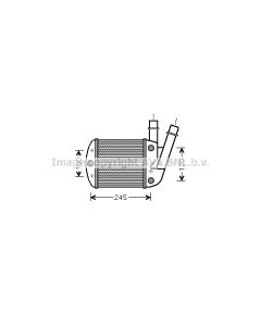 AVA QUALITY COOLING FT4340 - Intercooler