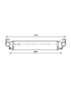 AVA QUALITY COOLING FT4456 - Intercooler