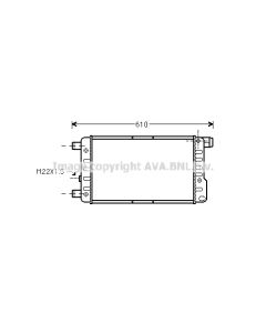 AVA QUALITY COOLING FTA2115 - Radiatore, Raffreddamento motore