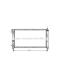 AVA QUALITY COOLING FTA2143 - Radiatore, Raffreddamento motore