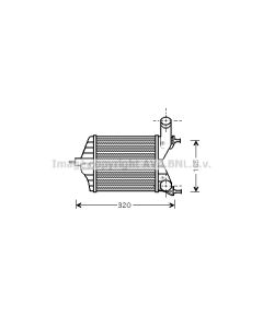 AVA QUALITY COOLING FTA4280 - Intercooler