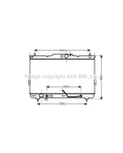 AVA QUALITY COOLING HY2114 - Radiatore, Raffreddamento motore