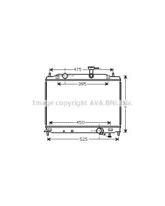 AVA QUALITY COOLING HY2170 - Radiatore, Raffreddamento motore