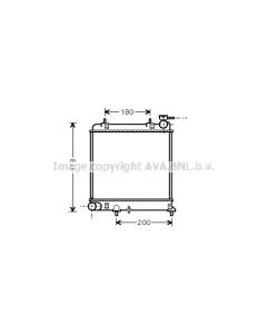 AVA QUALITY COOLING HYA2085 - Radiatore, Raffreddamento motore