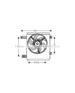 AVA QUALITY COOLING MC7501 - Ventola, Raffreddamento motore
