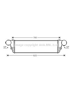 AVA QUALITY COOLING MS4380 - Intercooler