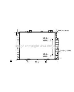 AVA QUALITY COOLING MSA2189 - Radiatore, Raffreddamento motore