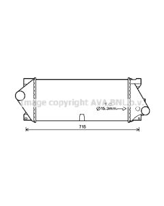 AVA QUALITY COOLING MSA4677 - Intercooler