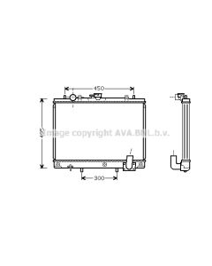 AVA QUALITY COOLING MT2161 - Radiatore, Raffreddamento motore
