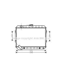 AVA QUALITY COOLING MTA2089 - Radiatore, Raffreddamento motore