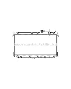 AVA QUALITY COOLING MZ2087 - Radiatore, Raffreddamento motore