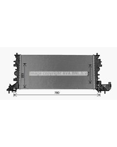 AVA QUALITY COOLING OL2703 - Radiatore, Raffreddamento motore