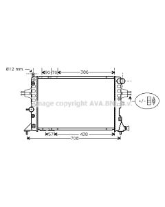 AVA QUALITY COOLING OLA2253 - Radiatore, Raffreddamento motore