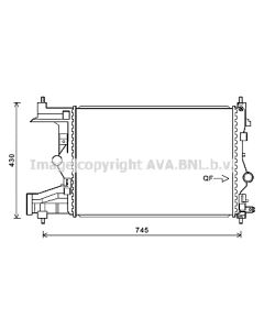 AVA QUALITY COOLING OLA2487 - Radiatore, Raffreddamento motore