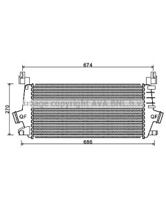 AVA QUALITY COOLING OLA4548 - Intercooler