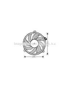 AVA QUALITY COOLING PE7520 - Ventola, Raffreddamento motore