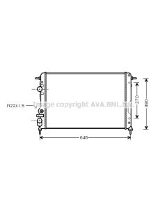 AVA QUALITY COOLING RTA2266 - Radiatore, Raffreddamento motore