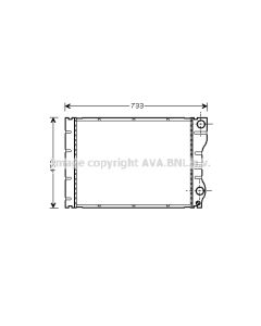 AVA QUALITY COOLING RTA2293 - Radiatore, Raffreddamento motore